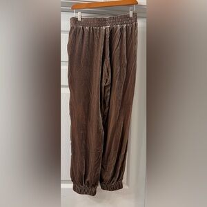 NWT Banana Republic Crushed Velet Joggers